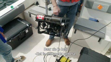 Klaas als onderwaterarcheoloog en saunameester